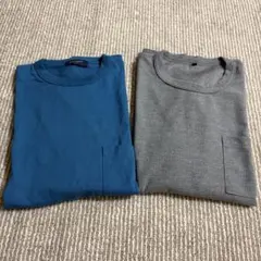 メンズTシャツ長袖　ポケット付き　まとめ売り