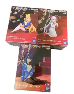 ワールドダイスター 新妻八恵 静香　カトリーナグリーベル フィギュア　3種類