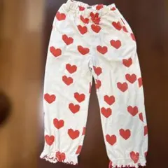 マーキーズ ハート柄パイルロングパンツ 120cm