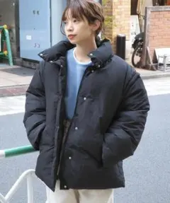 tiptop ベスト2wayフェイクダウンブルゾン