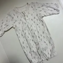 植物柄 半袖ツーウェイ・ドレスオール 50〜60cm