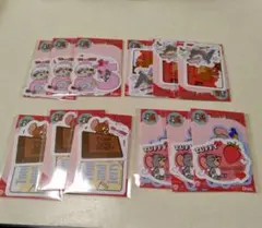 トムとジェリーオリジナルステッカー　全4種×3セット(12枚）　セブンイレブン