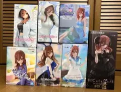 【新品未開封】五等分の花嫁 中野三玖 プライズフィギュア7点セット