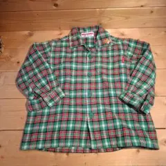 ミキハウス チェック柄シャツ 90
