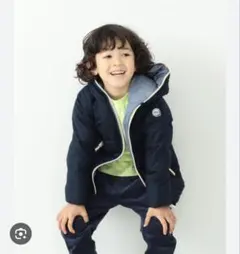 ビーミング　ポケッタブルダウン 130 ネイビー/ダークサックス