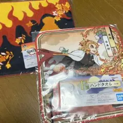 鬼滅の刃一番くじ 黎明に刃を持て 煉獄杏寿郎ハンドタオル