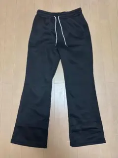 値下げ交渉可 GUAPI スウェットパンツ フレア GUAPI / グアピ オブシディアン ブラック エンベリッシュ フレア