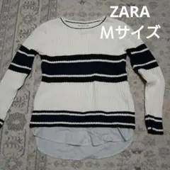 ZARA　ザラ　Ｍサイズ　ニット　さわやか　シンプル