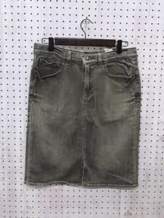 Y2K フェアリーグランジ古着 TOMMY エイジングデニムスカートのサムネイル