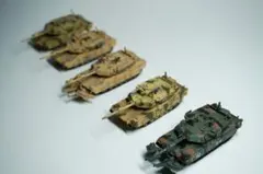 戦車 ミニチュア フィギュア 5台セットのサムネイル