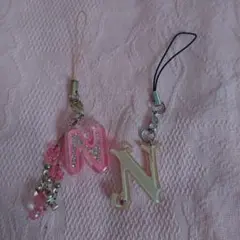 アルファベット N  2個セット