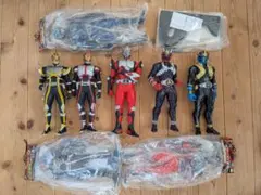 仮面ライダー　ソフビ　8体　ビッグサイズ　龍騎　ファイズ　響鬼