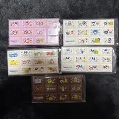 たまごっち　ちょこぶろっくしーる　5点