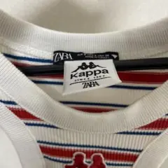 ZARA×Kappa ストライプ タンクトップ S
