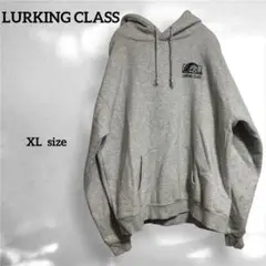 【LURKING CLASS】古着✨️(XL)グレー パーカー フーディ 裏起毛