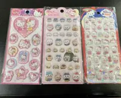 シール3枚セット！　ボンボンドロップシール　ボンドロシール　シール帳