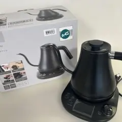 電気ケトル 0.8L ブラック 本体のサムネイル