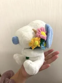 スヌーピー ぬいぐるみ 花束 パステルカラー