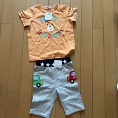 HOT BISCUITS Tシャツとハーフパンツセット 90cmのサムネイル