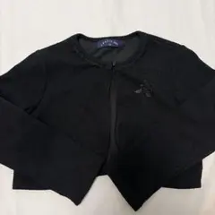 【美品】卒園式 入学式 黒色 フォーマル キッズ　カーディガン 120cm