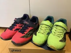 アシックス レーザービーム　スニーカー 2足セット　22.5