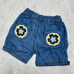 キッズ100 デニムショートパンツ　女の子