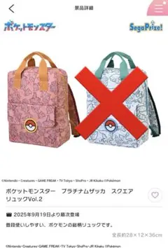 ポケモン　リュック