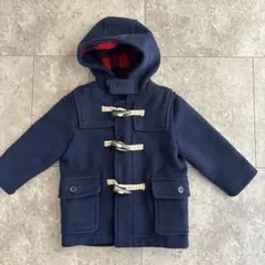 babyGAP ネイビー ダッフルコート フード付き