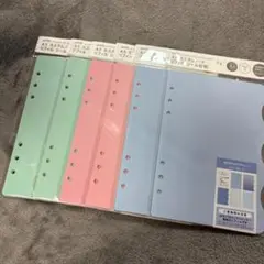 A5 カスタムノート リフィル シール台紙 まとめ売り　セリア amifa☆★