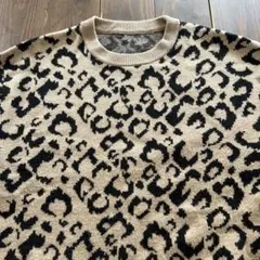 ヒョウ柄 スウェット
