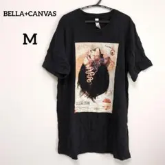BELLA+CANVAS 【M】アートプリント Tシャツ ブラック 黒 半袖