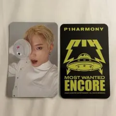 P1Harmony MOST WANTED ENCORE MD トレカ ギホ