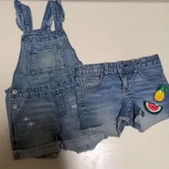 GAP オーバーオールとショートパンツセット サイズ6