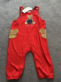 新品未使用　タグ付き　ミキハウス　オーバーオール　Lサイズ