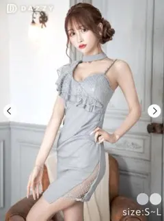 新品　未使用　タグ付き　デイジーストア　キャバ　ドレス　ビジュ　タイト　ミニ