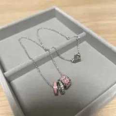 coach ネックレス　ピンク
