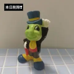 ディズニー　ジミニークリケット　陶器製フィギュア