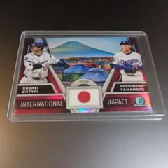 大谷翔平&山本由伸 Topps Bowman Chrome インサートカード