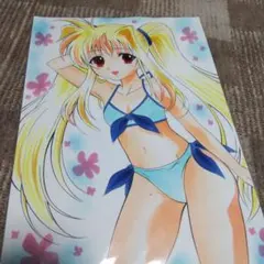 手描きイラスト　 ビキニ少女