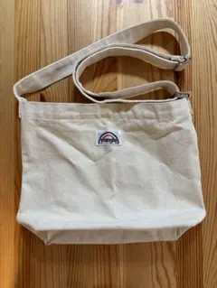 Lee トートバッグ ベージュ ロゴプリント