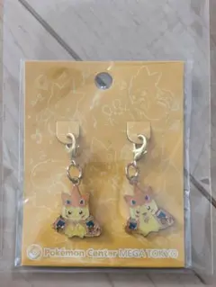 ポケモン ホウオウ＆ルギア ポンチョピカチュウ メタルチャーム セット ポケモンセンターキョウト ホウオウ ルギアポンチョのピカチュウ