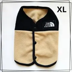 THE DOG FACEフリースベスト　ベージュ XLサイズ　犬服　ペット服