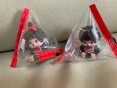 モンチッチ インテリア ミニフィギュア男の子 女の子2個セット新品即決③