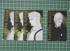 呪術廻戦展 七海建人 箔押しクリアカード 4点セット