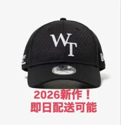 WTAPS 9FORTY CAP POLY. MESH. NEWERA 黒 - メルカリ