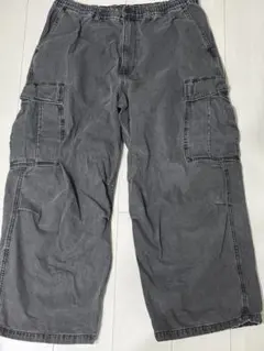 カーゴパンツ ゴムウエスト