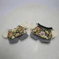 いつぬい　あんスタ　縫い服４点セット　花柄×黒　No.255のサムネイル