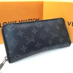 ルイヴィトン モノグラム エクリプス ジッピーウォレット ヴェルティカル 長財布