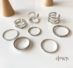 シルバーリング　8個セット