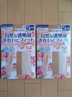ストッキング L～LL 5足入り×2セット